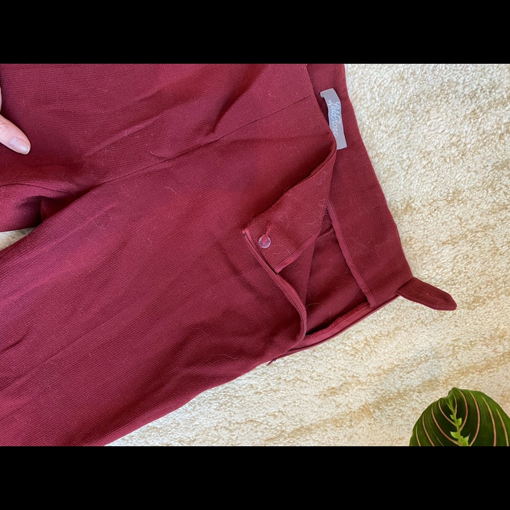 Lela Rose Button Cuff Pants